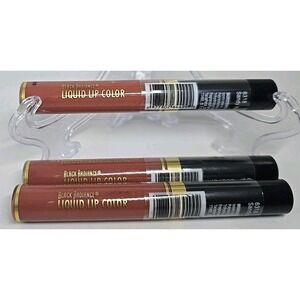 3 lot Black Radiance Liquid Lip Color, ( 0.14 Fl. Oz. ) #6318 Sandy Nude